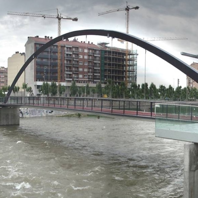 Pasarela río Segre en Balaguer (2008)