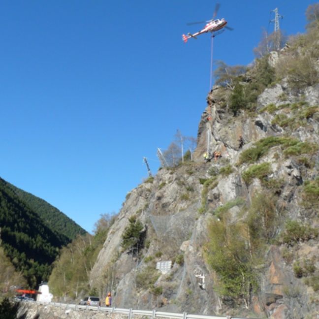 PROTECTION ON THE CG2 MOTORWAY, LA TRAVA AREA